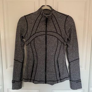 LULULEMON Heathered Black Define Jacket Size 4